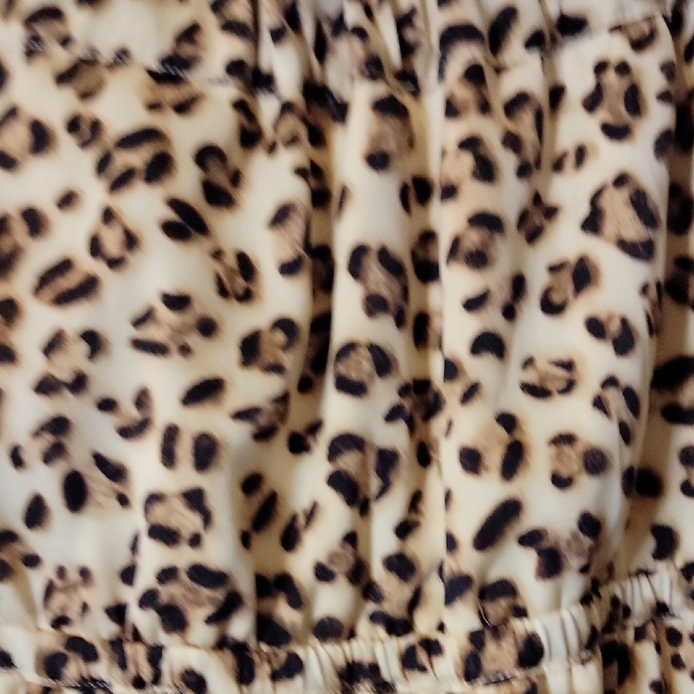 Chic Strapless Leopard Dress - Picture 2 of 4